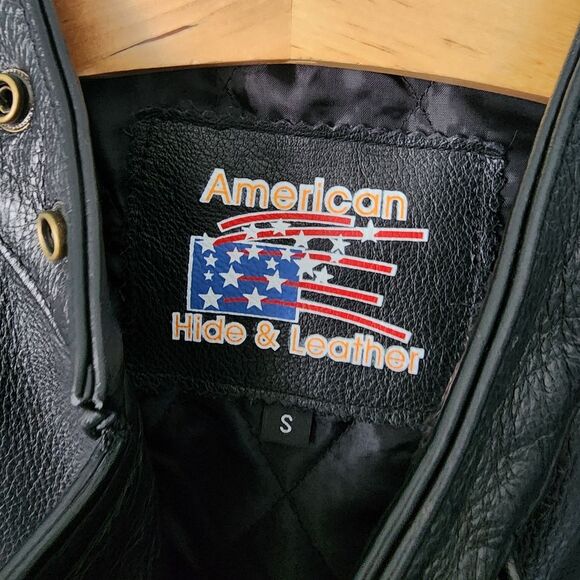 Amadeo Black and Brown Leather Bomber Jacket - Picture 2 of 10